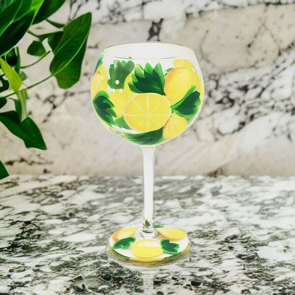 Prezzybox Lemons Gin Glass