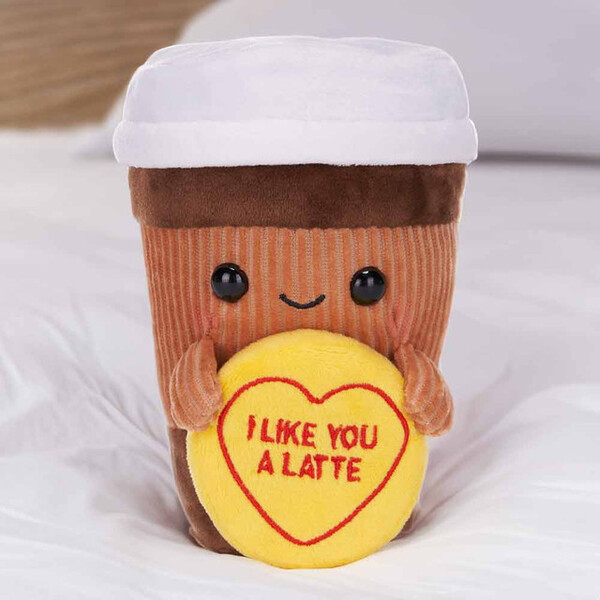 Swizzels I Like You A Latte Love Hearts Plush