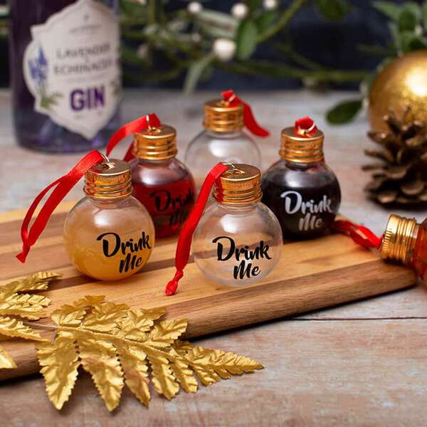 Prezzybox Drink Me Boozy Baubles - Set of 6