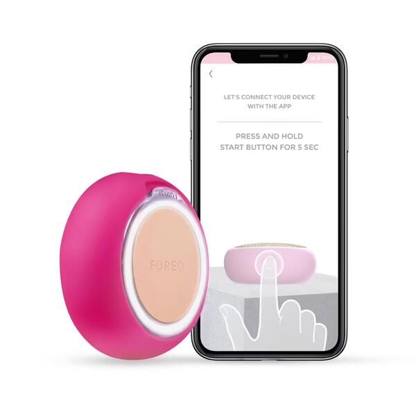 FOREO UFO Face Mask Treatment Device for Dry Skin, Fuchsia