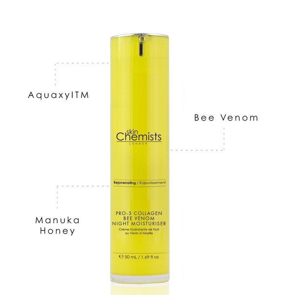 skinChemists Pro-5 Collagen Bee Venom Night Moisturizer