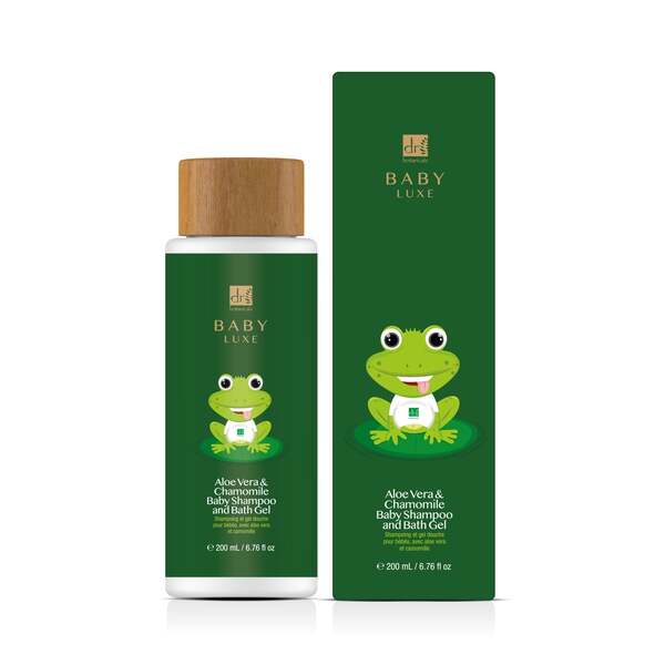 Dr Botanicals Baby Lux Aloe Vera Baby Shampoo & Bath Gel