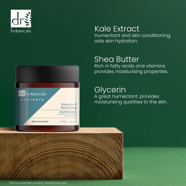 Dr Botanicals Activate Vitamin E Hydrating Day Moisturizer