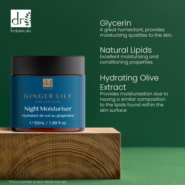 Dr Botanicals Gingerlily Night Moisturizer 50ml