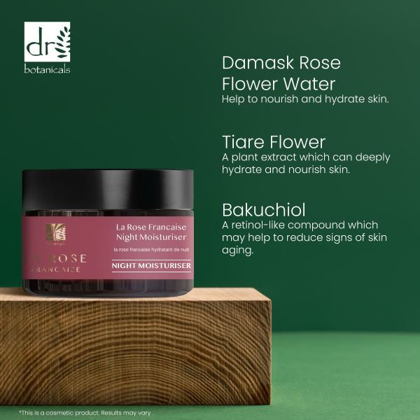 Dr Botanicals La Rose Francaise Night Moisturizer 50ml