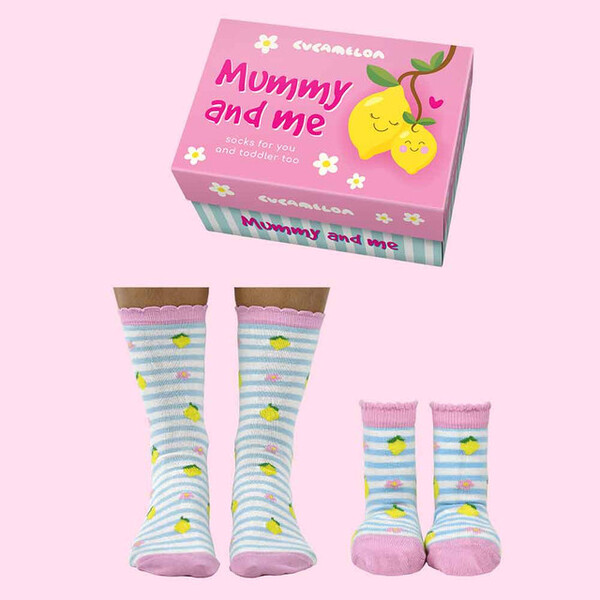 Sock Academy Mummy & Me Lemon Socks