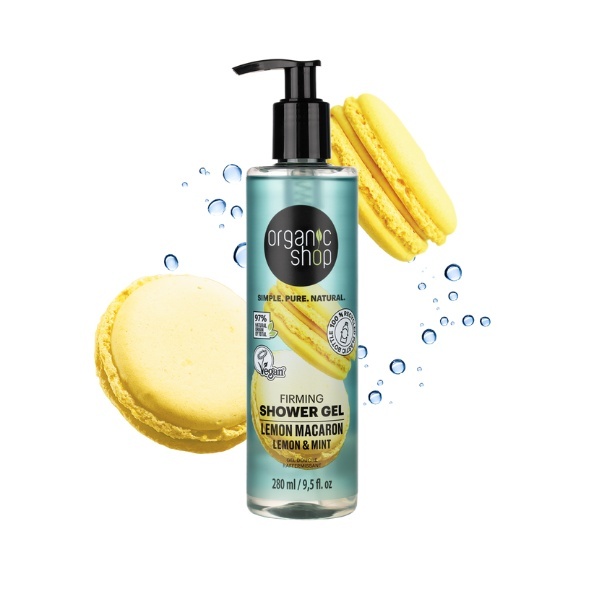 Organic Shop Firming Shower Gel Lemon Macaron 280 ml