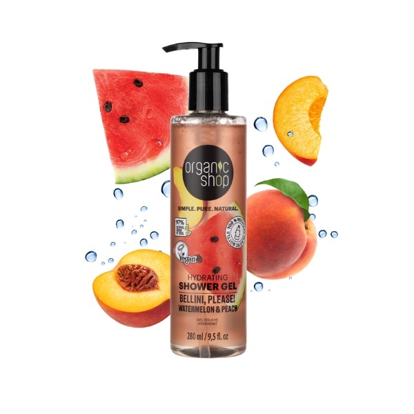 Organic Shop BelliniPlease  ShowerGel Watermelon&Peach 280ml