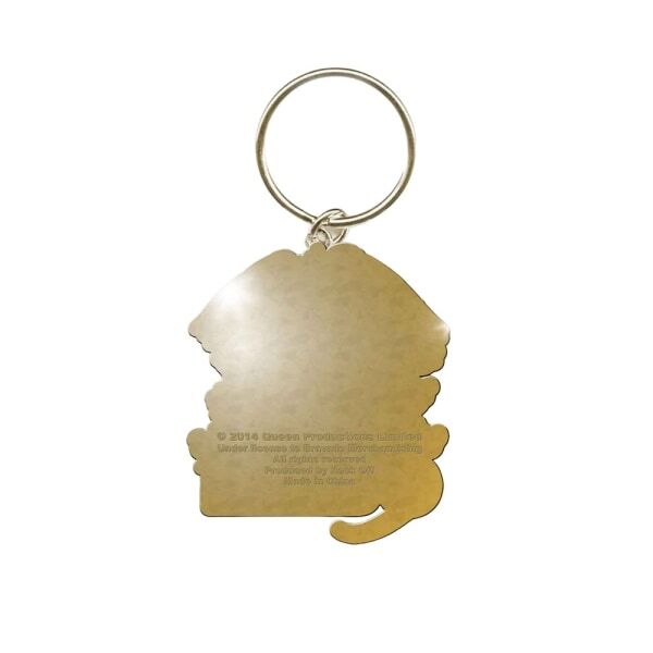 Queen Crest Enamel Keyring