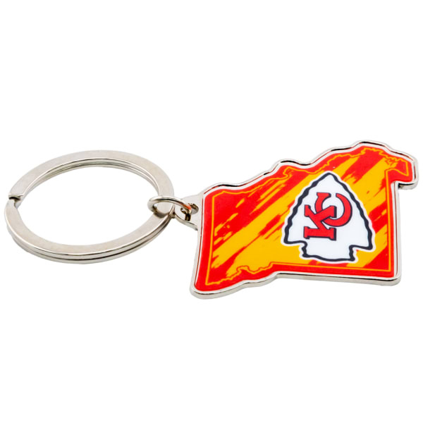 Kansas City Chiefs State Keyring