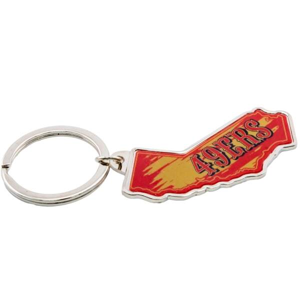 San Francisco 49ers State Keyring