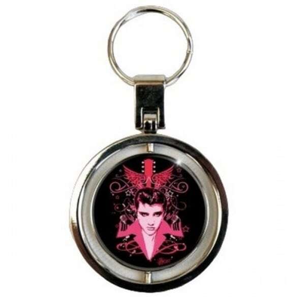 Elvis Presley Let´s Face It Spinner Keyring