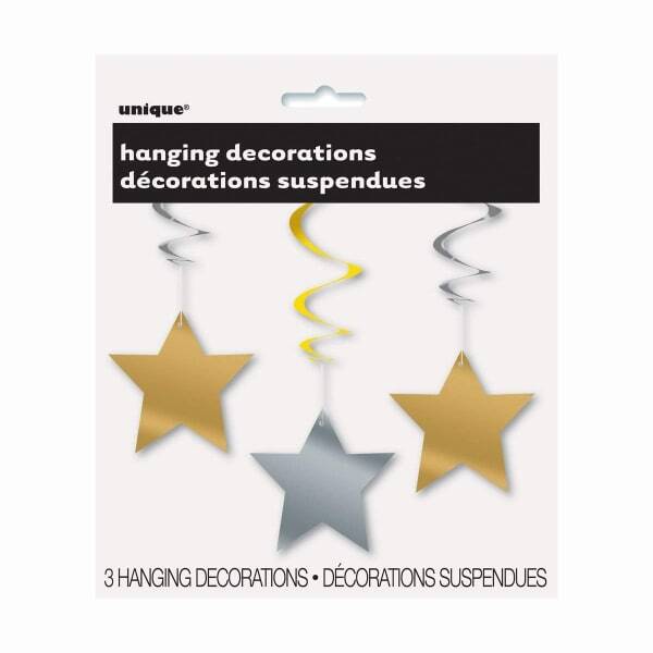 Amscan Hollywood Swirl Hanging Decoration (Pack of 5)