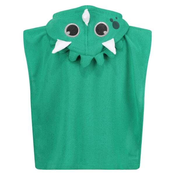 Regatta Kids Stompy The Dinosaur Hooded Towel (1-3 Years)