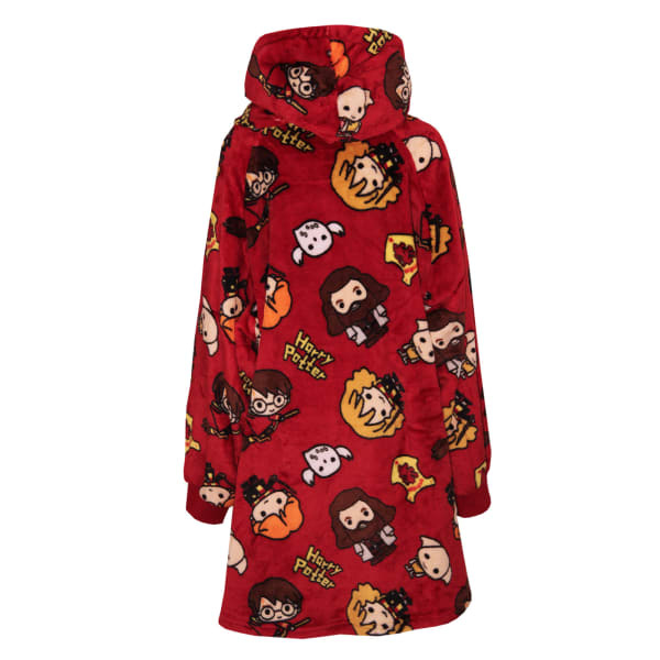 Harry Potter Kids Charm Wearable Fleece Hooded Towel (M)