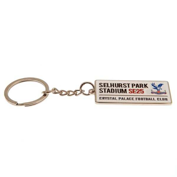 Crystal Palace FC Street Sign Embossed Keyring