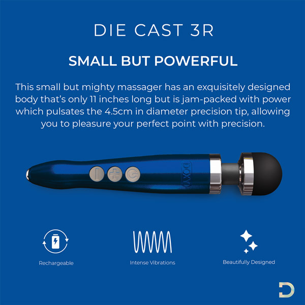 Doxy Die Cast 3 Rechargeable - Blue Flame