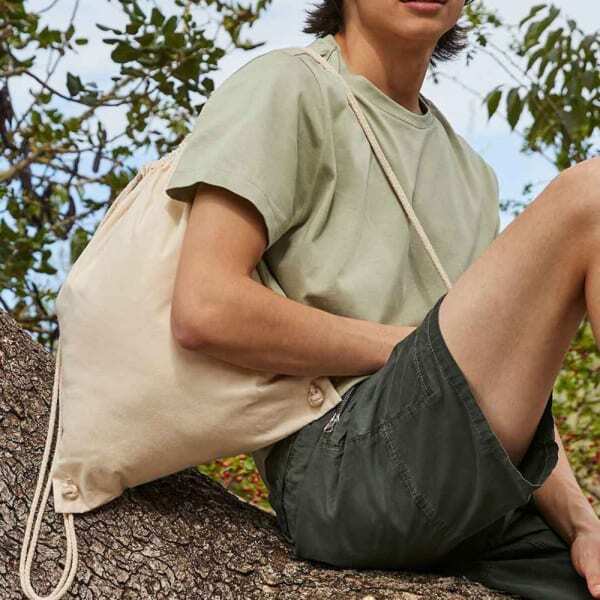 Westford Mill Recycled Cotton Drawstring Bag