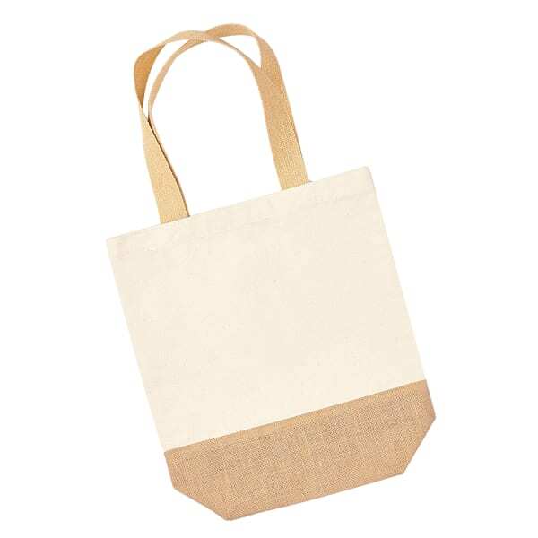 Westford Mill Jute Canvas Shopper Bag