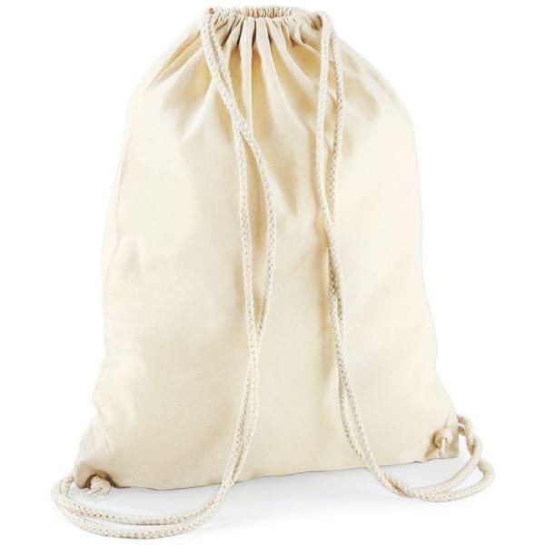 Westford Mill Cotton Gymsac Bag - 12 Litres