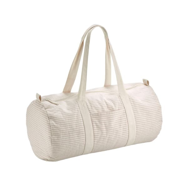 Westford Mill Striped Organic Cotton Duffle Bag