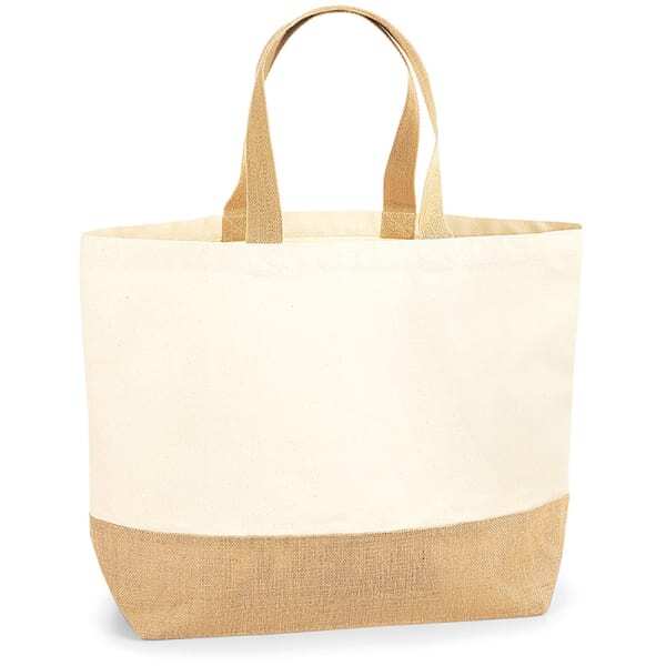 Westford Mill Jute Base Canvas Tote XL