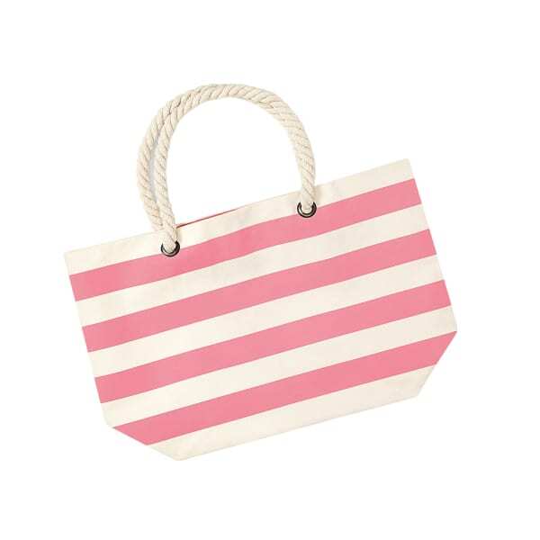 Westford Mill Boardwalk Striped Tote Bag