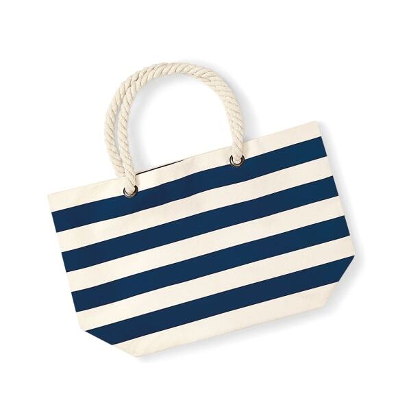 Westford Mill Boardwalk Striped Tote Bag