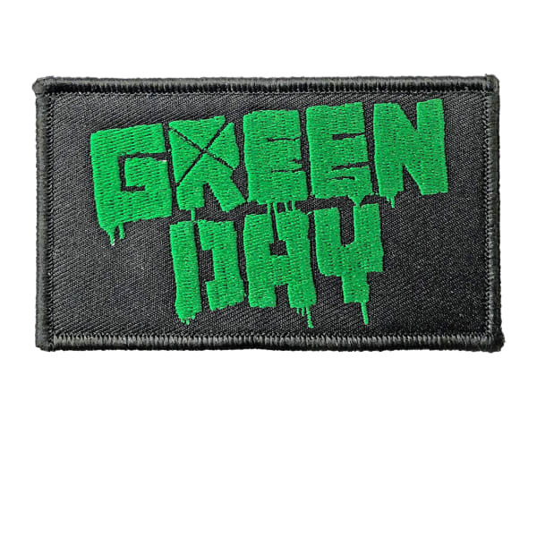 Green Day Double Sided Patch Logo Keyring