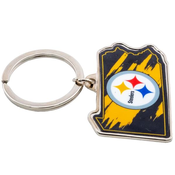 Pittsburgh Steelers State Keyring