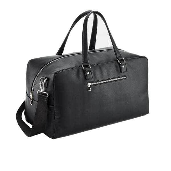 Quadra Tailored Luxe Leather-Look PU Weekend Bag