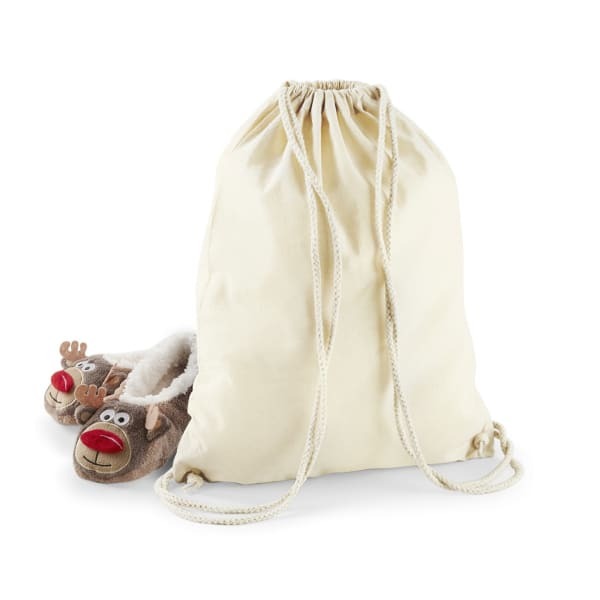 Westford Mill Recycled Cotton Drawstring Bag