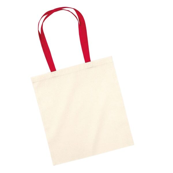 Westford Mill Contrast Handle Tote Bag