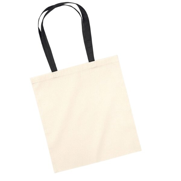 Westford Mill Contrast Handle Tote Bag