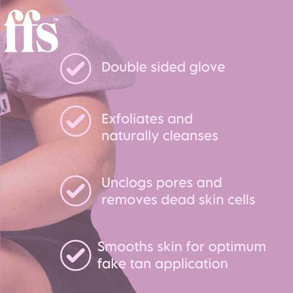 FFS Beauty Double Sided Exfoliating Mitt