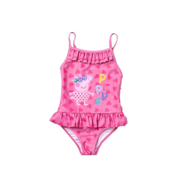 Peppa Pig Girls Swimsuit And Poncho Set (3-4 Years)