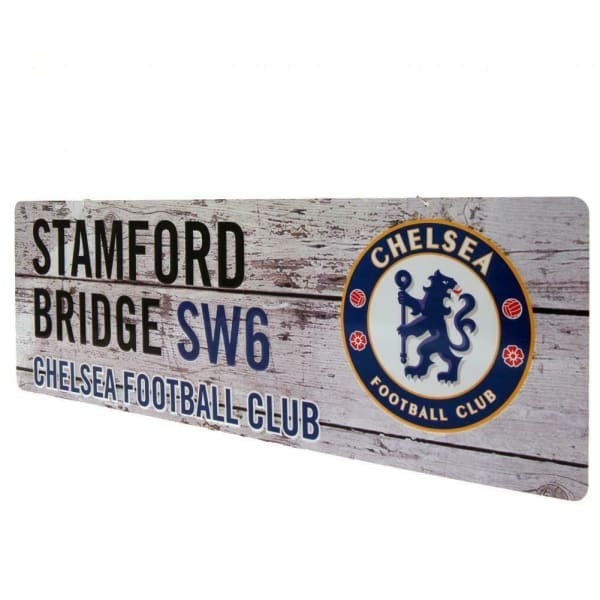 Chelsea FC Rustic Plaque