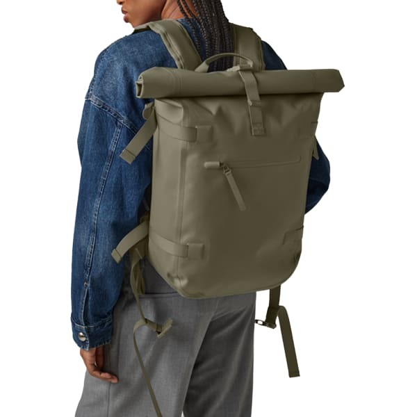 Quadra Tailored Luxe Roll Top Backpack