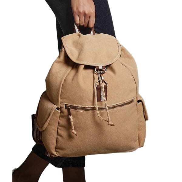 Quadra Vintage Canvas Backpack