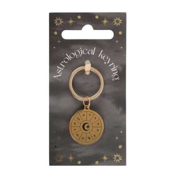 Something Different Astrology Wheel Keyring