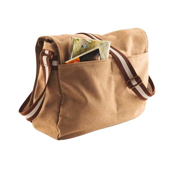 Quadra Vintage Canvas Despatch Bag - 14 Litres