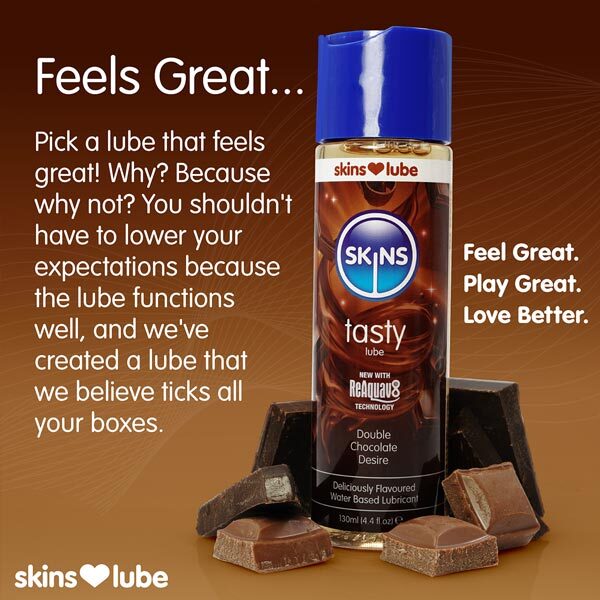 Skins Double Chocolate Water Based Lubricant (130ml)