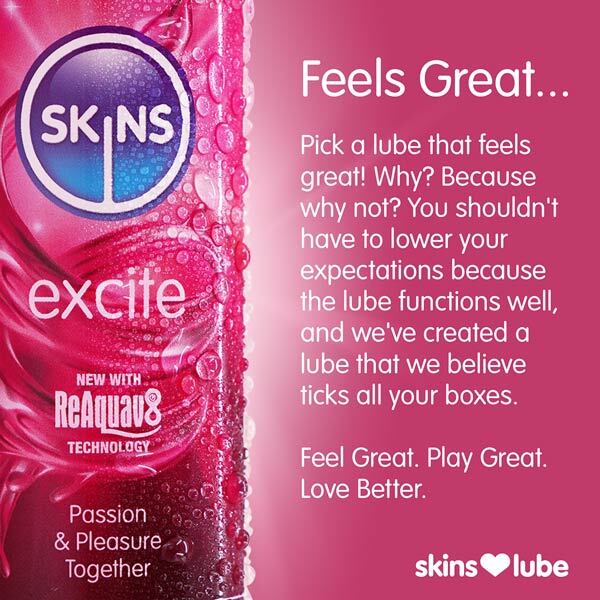 Skins Excite Tingling Water Based Lubricant (130ml)