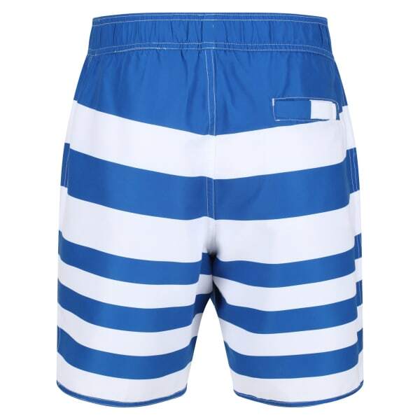 Regatta Mens Hamza Striped Swim Shorts (XXL)