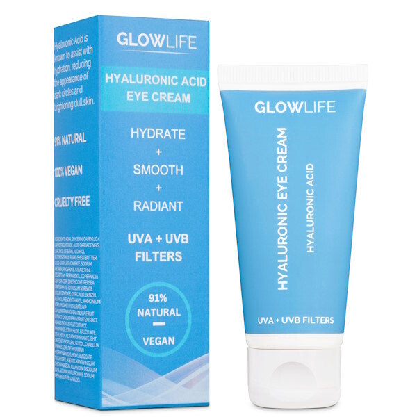 Glowlife Hyaluronic Eye Cream 30ml With UVA + UVB Filters