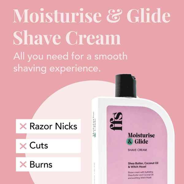 FFS Beauty Moisturise & Glide: Shave Cream - Travel Size