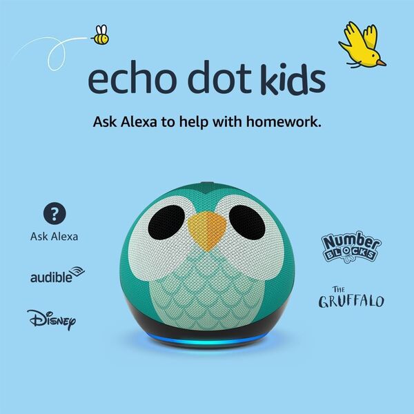 Amazon Echo Dot Kids ( 5th Gen ) Owl