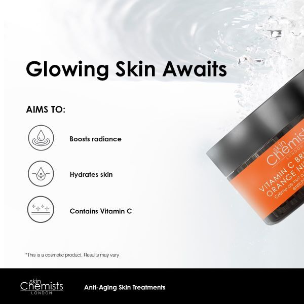 skinChemists Vitamin C Brightening Orange Night Cream 50ml