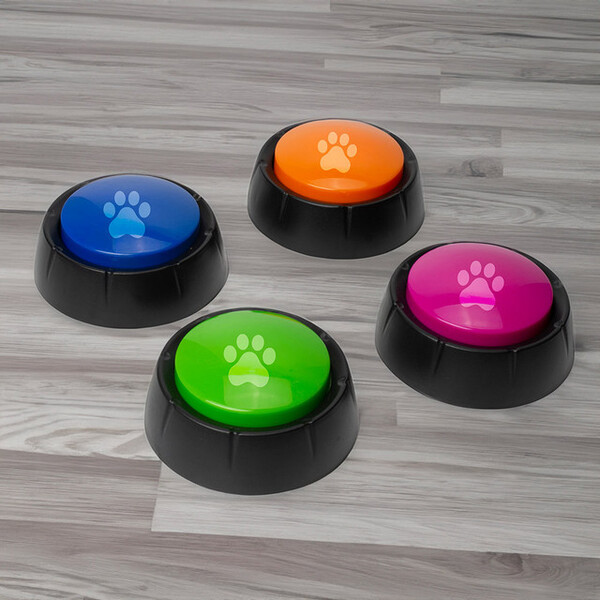 #Winning Recordable Dog Buttons Set of 4