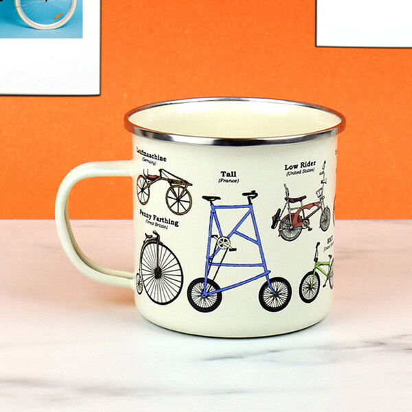 Gift Republic  Bike Enamel Mug